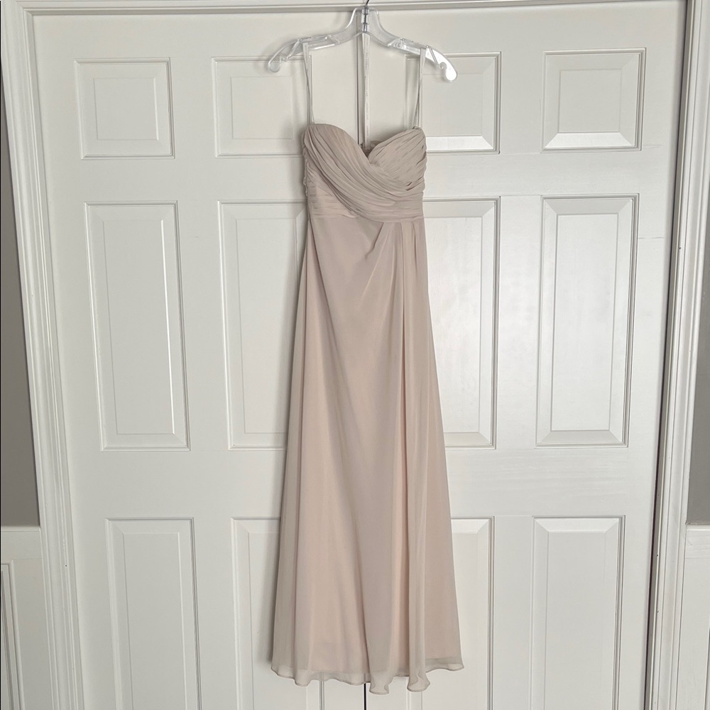 Bill Levkoff Strapless Cream Dress